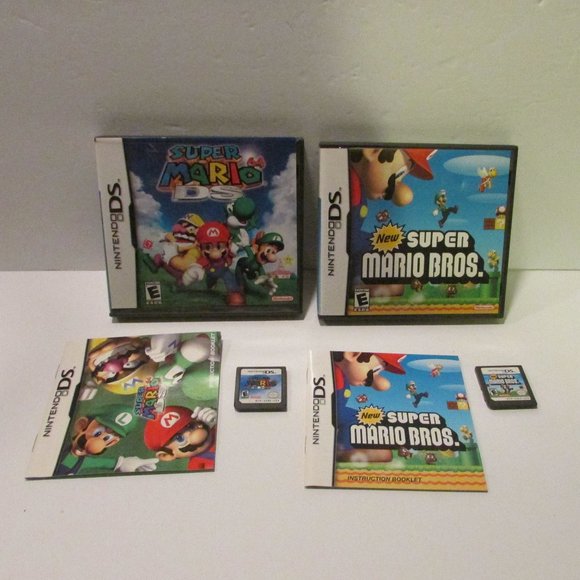 Nintendo Other - lot of 2 Nintendo DS Super Mario 64 and Super Mario Bros video game case…